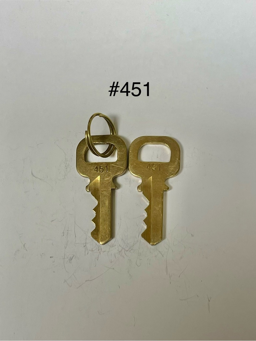 Louis Vuitton Gold Tone #451 Spare Key